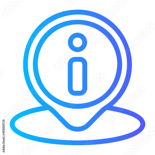 info gradient icon