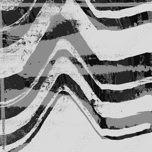 Black and white abstract grunge background