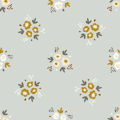 Stickers Bloemenmotief patronen Genderneutraal bloemenpatroon babykamer  © Limolida Studio