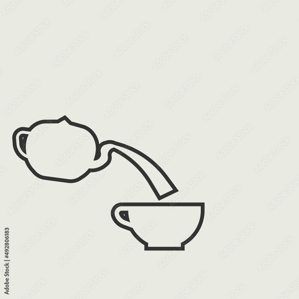 pouring vector icon illustration sign pouring vector icon illustration sign