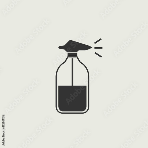 Fototapeta Naklejka Na Ścianę i Meble -  spray bottle vector icon illustration sign 