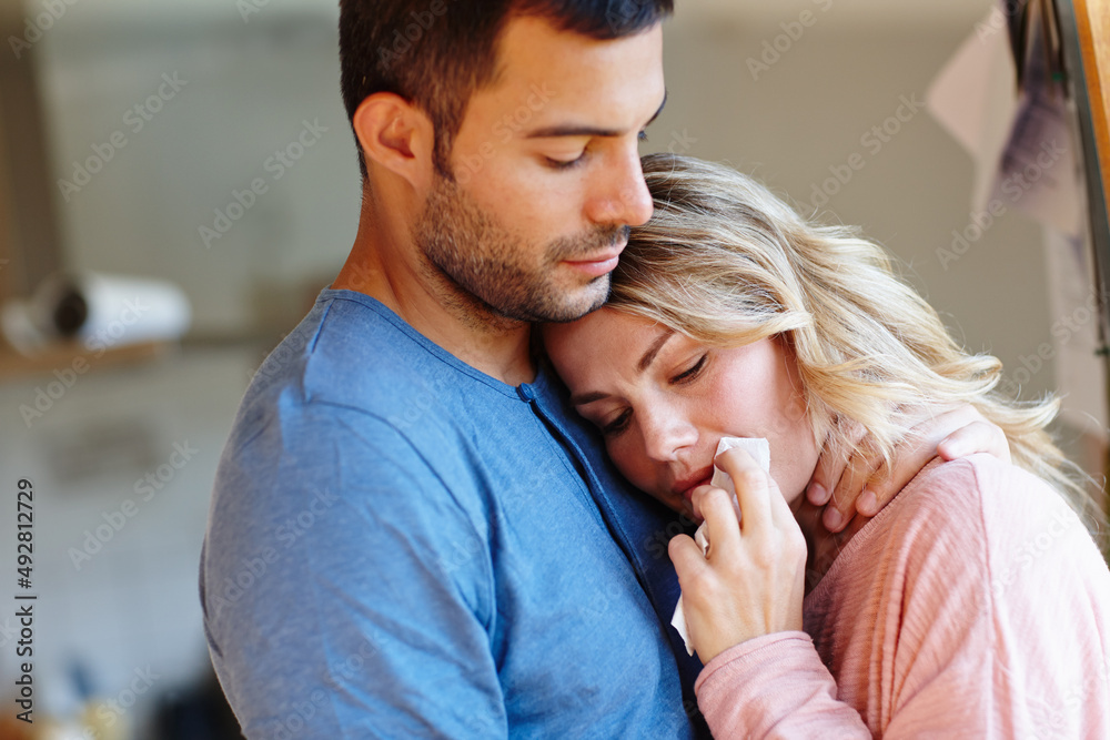 Im always here for you. Shot of a young man consoling his upset girlfriend. Im always here for you. Shot of a young man consoling his upset girlfriend.