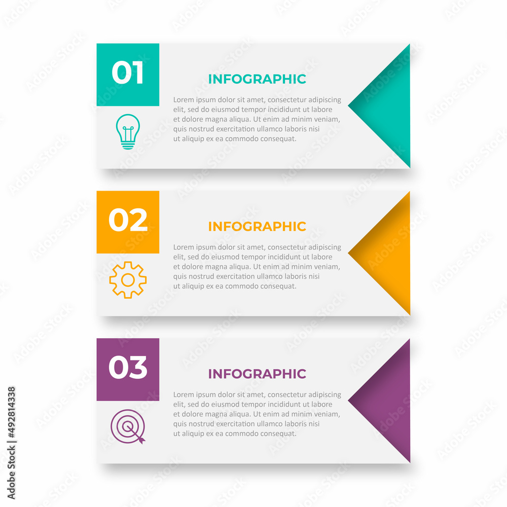 Presentation business infographic template with 3 options. Vector illustration. Presentation business infographic template with 3 options. Vector illustration.