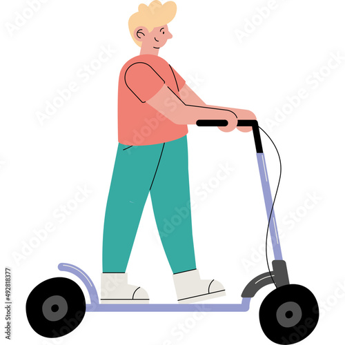 boy in skateboard