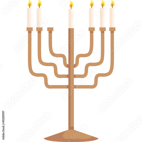 chandelier with five candles