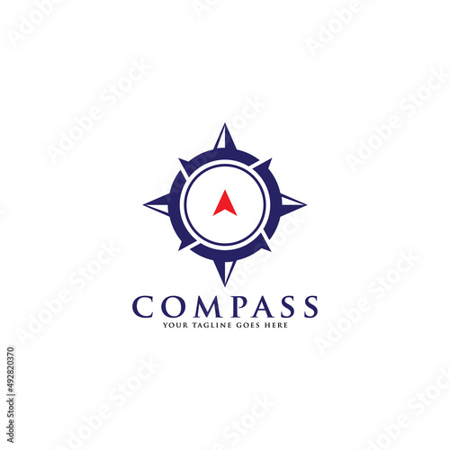 Creative Compass Concept Logo Design Template