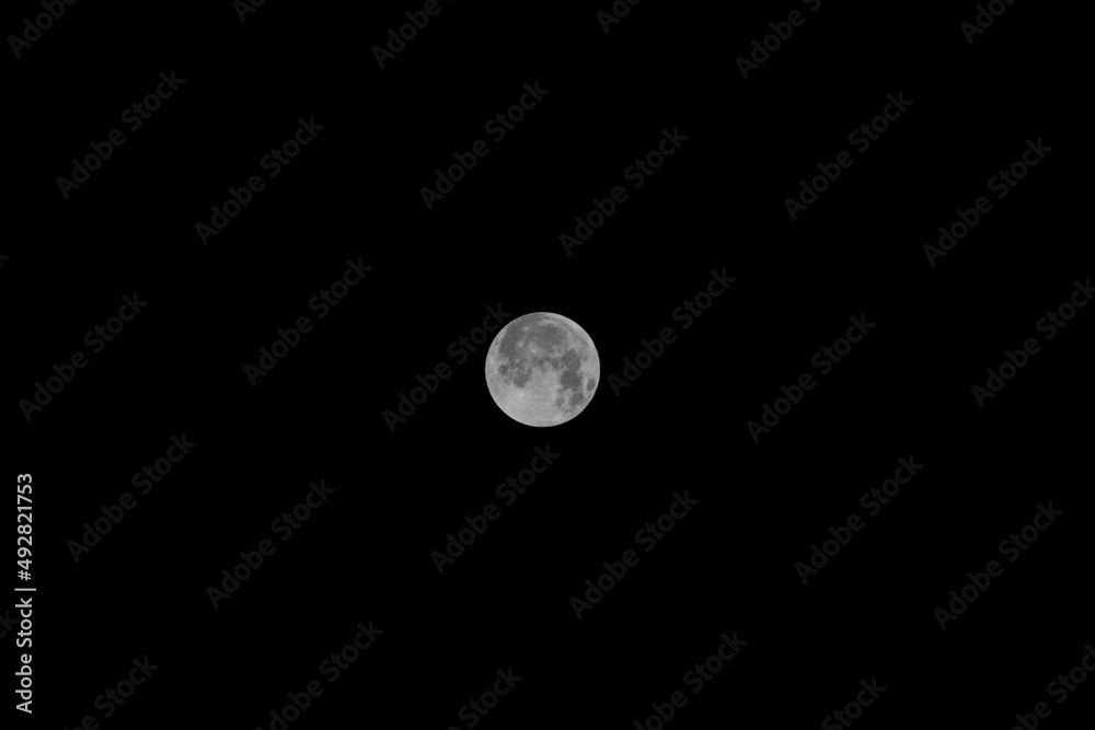 Lunar eclipse in La Garrotxa, Girona, Spain. 21 january 2019 Lunar eclipse in La Garrotxa, Girona, Spain. 21 january 2019
