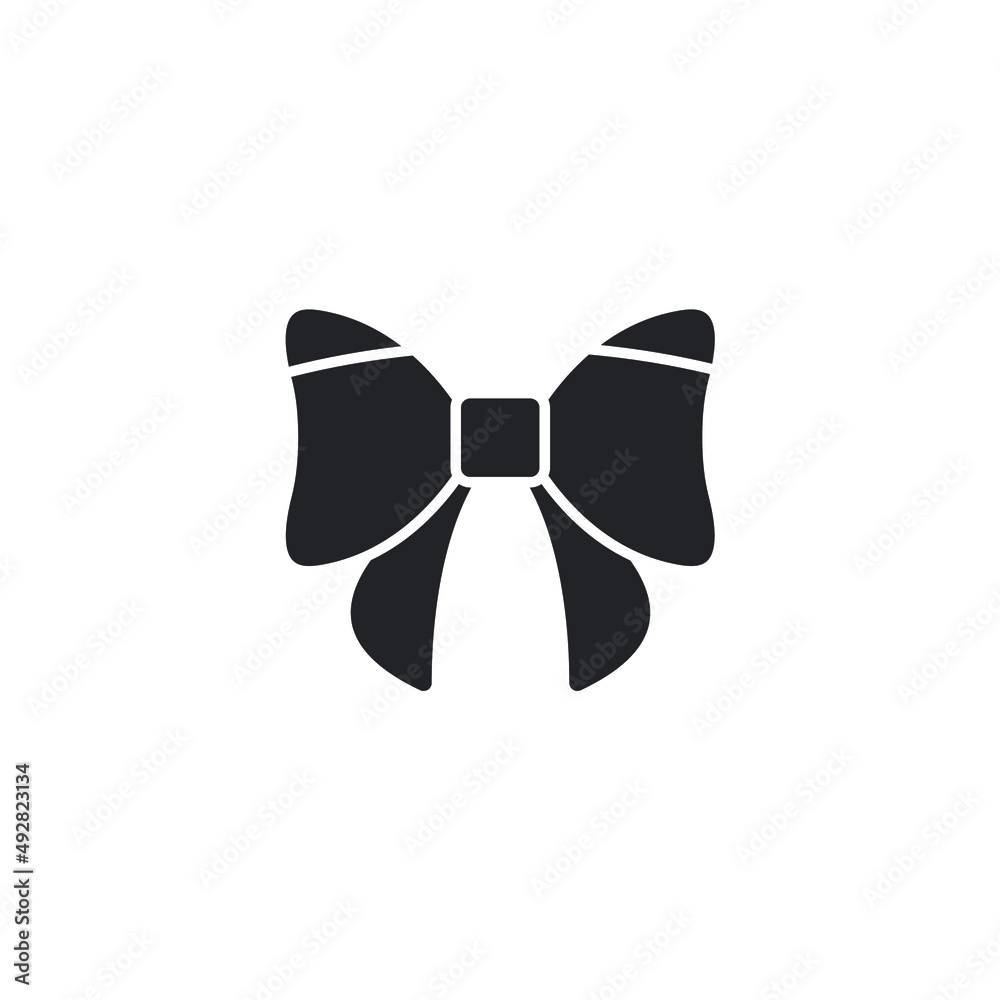 festive bow  icons  symbol vector elements for infographic web