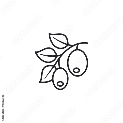 olive icons  symbol vector elements for infographic web