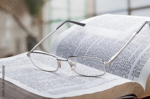 Canvas Print A dictionary