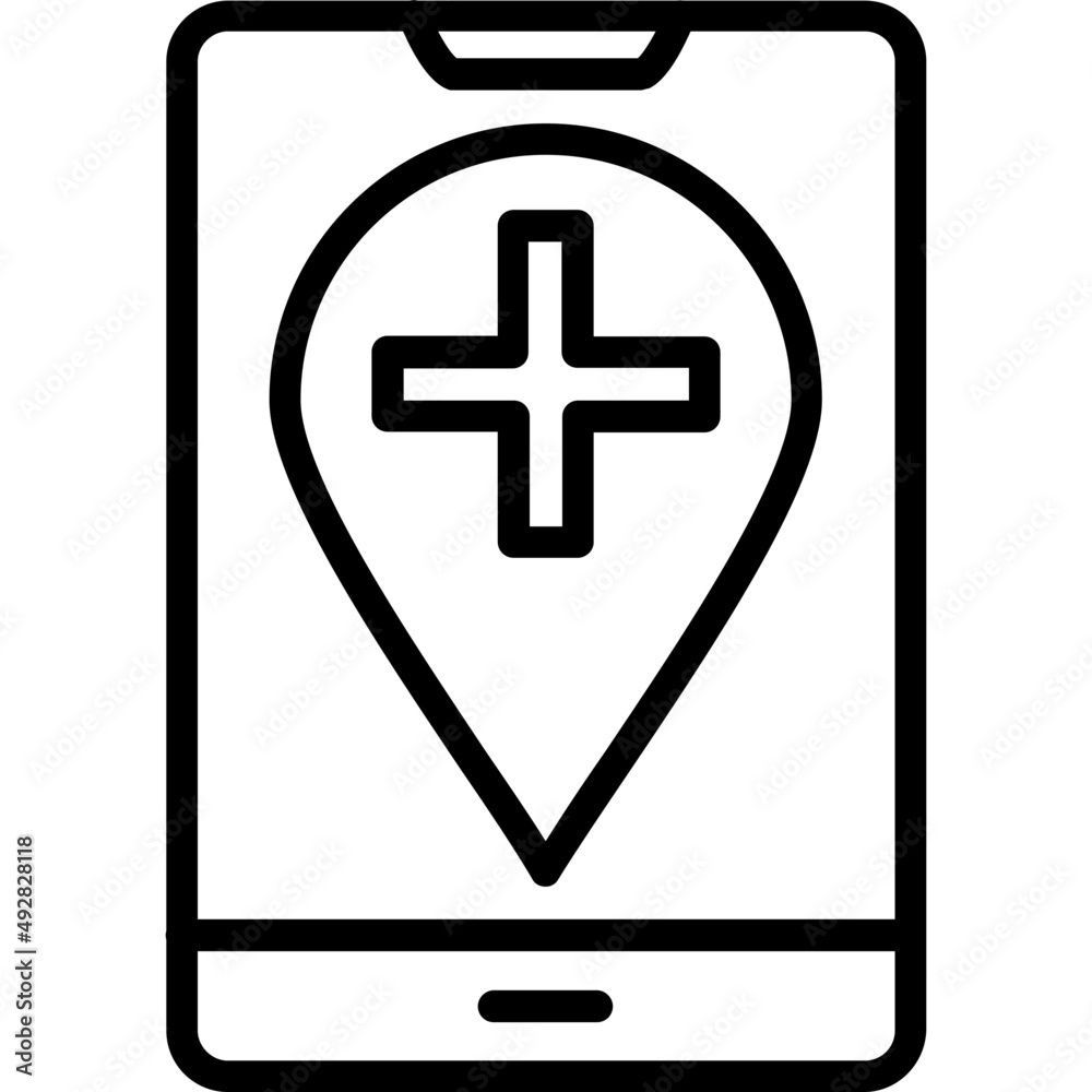 Fototapeta premium Location Icon