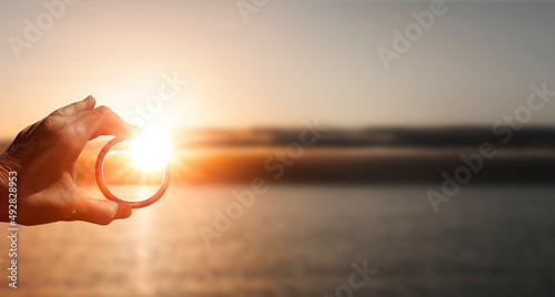 Klarer Durchblick durch ein sauberes Glas