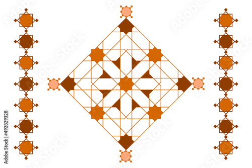Arabic pattern Vectors. Islamic pattern. Geometric mandala. vintage tiles patterns antique seamless design.	