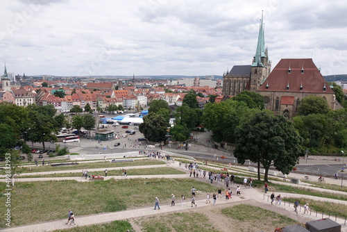 Erfurt mit Severikirche und Dom photo