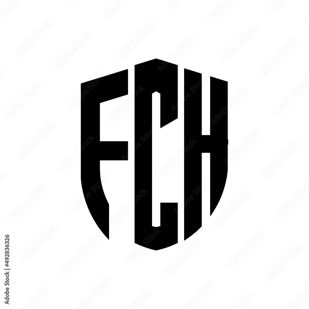 FCH letter logo design. FCH modern letter logo with black background. FCH  creative letter logo. simple and modern letter logo. vector logo modern  alphabet font overlap style. Initial letters FCH Stock Vector |