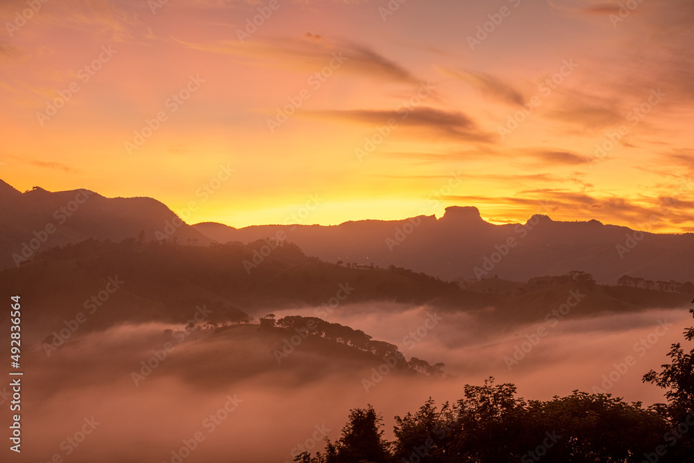 sunrise in the mountains sunrise in the mountains