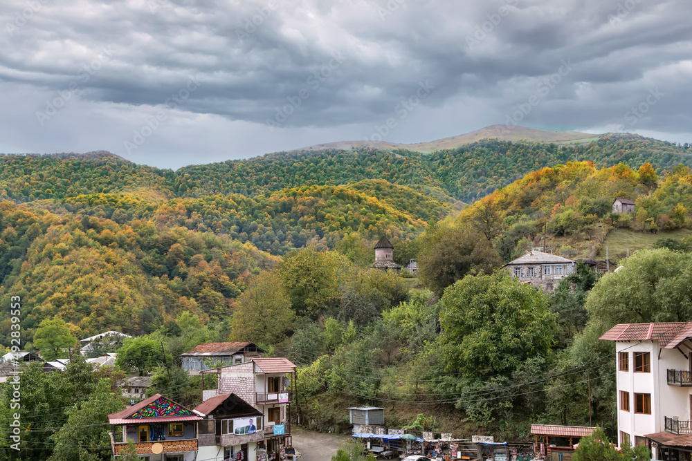 View of village of Gosh, Armenia