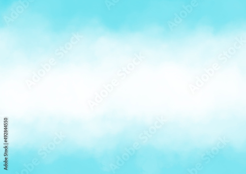 Abstract blue cloud texture.