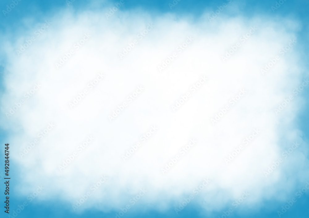 Abstract blue cloud texture on white paper. Abstract blue cloud texture on white paper.