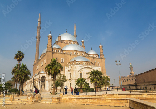 Photos Muhammad Ali mosque at Salah El-Din Al-Ayoubi citadel in Cairo, Egypt