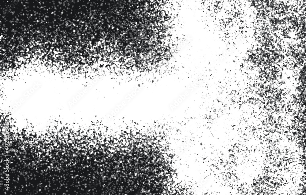 Monochrome particles abstract texture.Overlay illustration over any design to create grungy vintage effect and depth.
