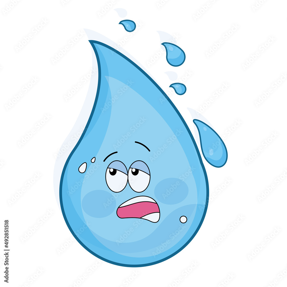 Isolated drop of water icon Vector Isolated drop of water icon Vector