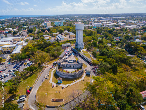 Fort Fincastle and Water Tower. Fort Fincastle was a historic fortification built in 1793 by British in downtown Nassau, New Providence Island, Bahamas.  