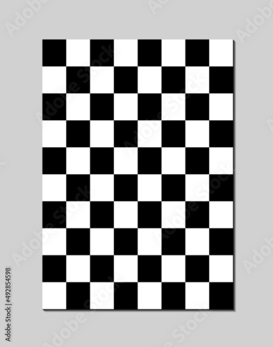 black chess board