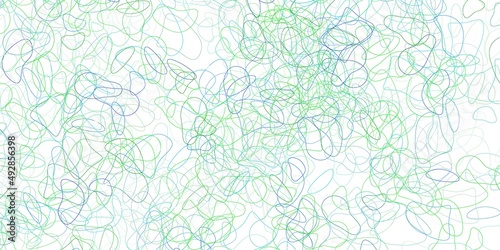Light multicolor vector background with random forms.
