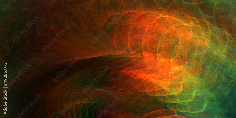 Fototapeta premium Fraktaler Hintergrund im Computer generiert