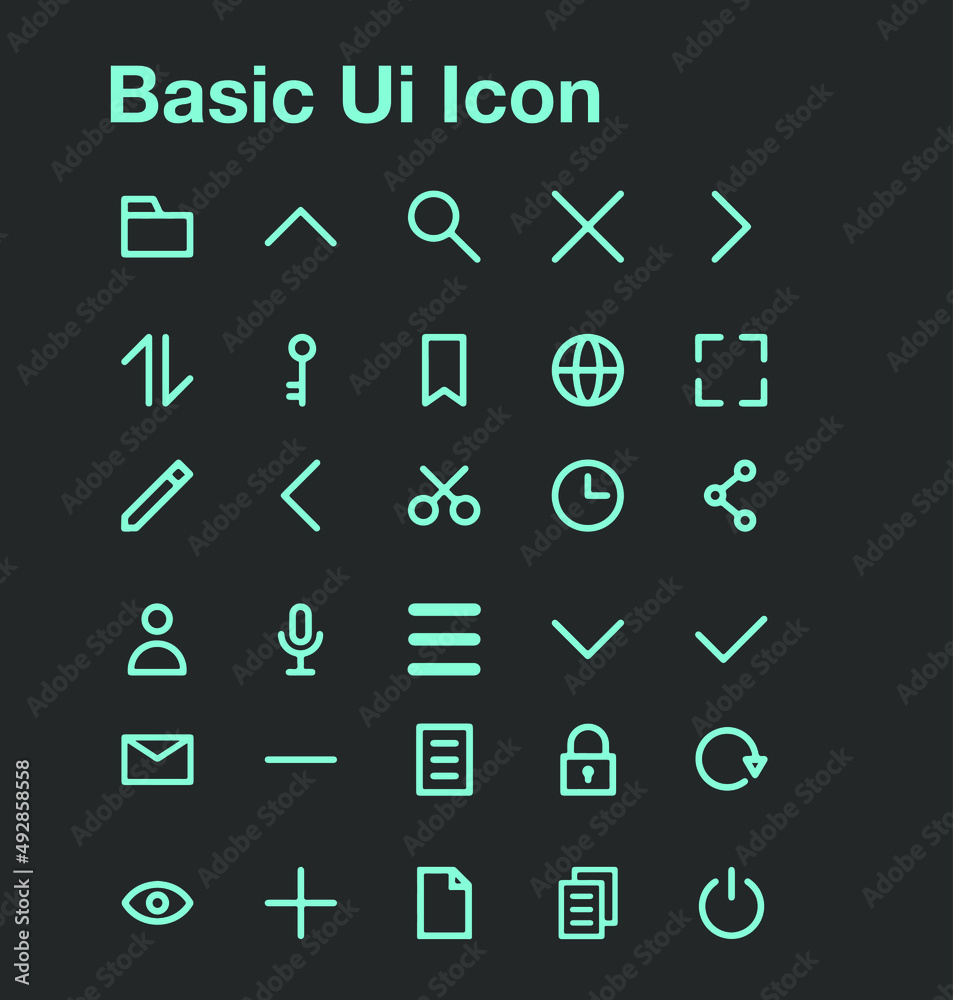 set of icons for web design set of icons for web design