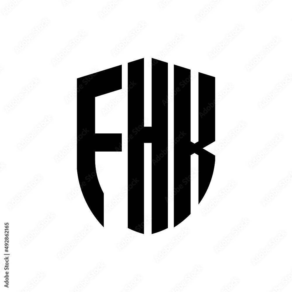Fhk Code FHK letter logo design. FHK modern letter logo with black background ...