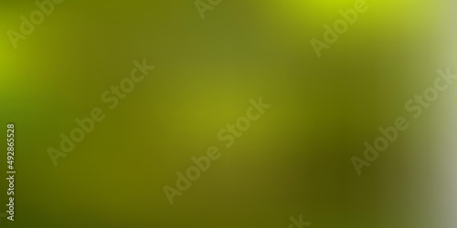 Light green, yellow vector gradient blur layout.