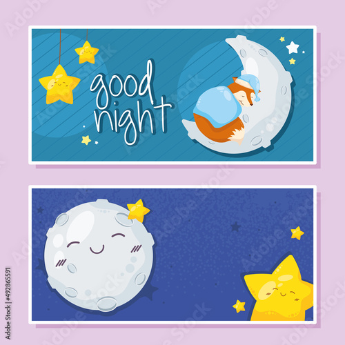 two card good night