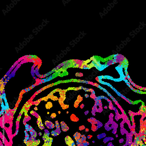 Bright abstract image in a ...