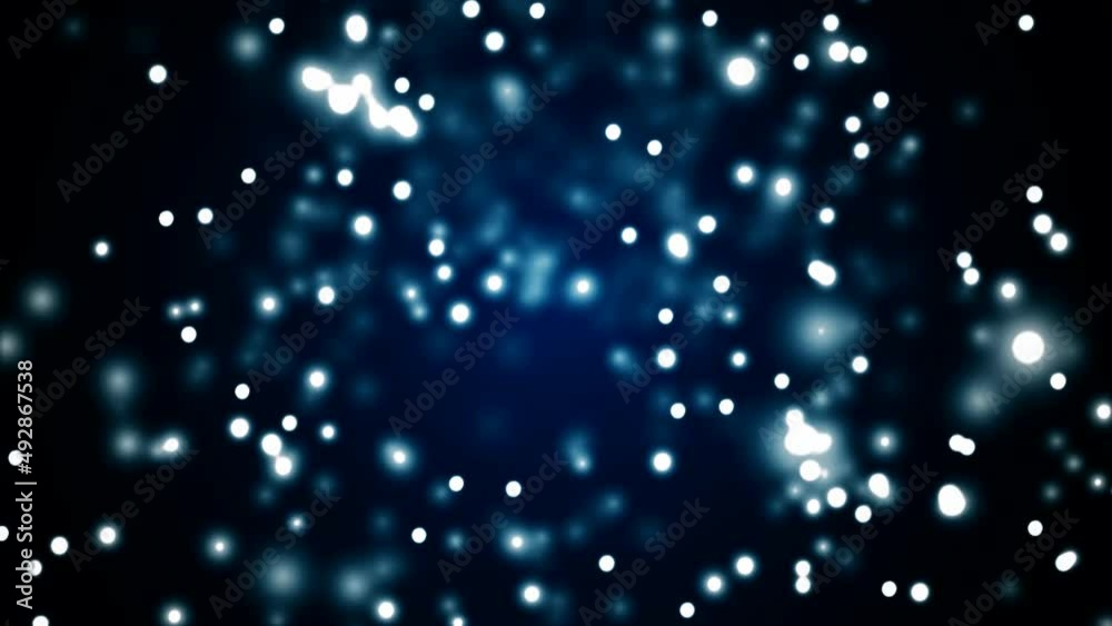 Space abstract design of twinkling dots on blue background. Mockup. Space abstract design of twinkling dots on blue background. Mockup.