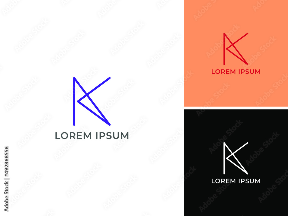 ABSTRACT K LINES MONOGRAM LOGO VECTOR MODERN FOR YOUR BUSINESS ABSTRACT K LINES MONOGRAM LOGO VECTOR MODERN FOR YOUR BUSINESS