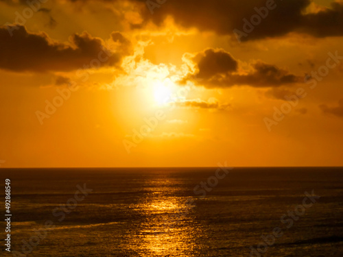 sunset over the sea © anderson