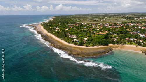 view from the beach