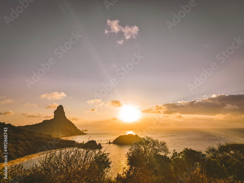 sunrise in the mountains