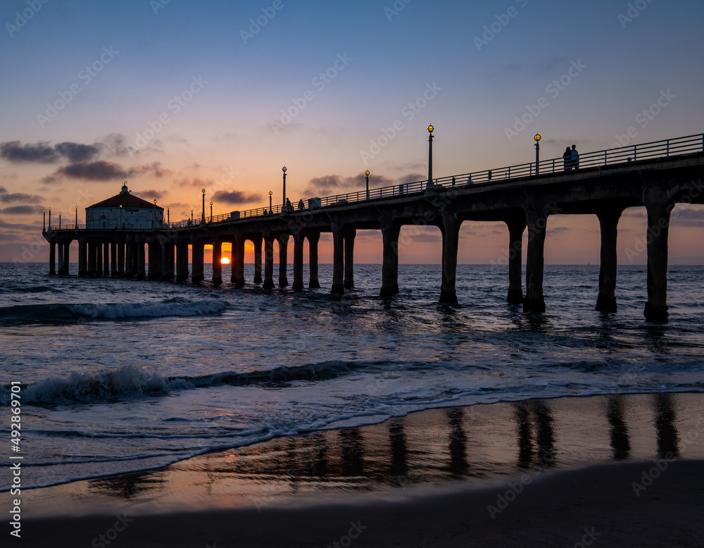 Manhattan Beach Pier Sunset