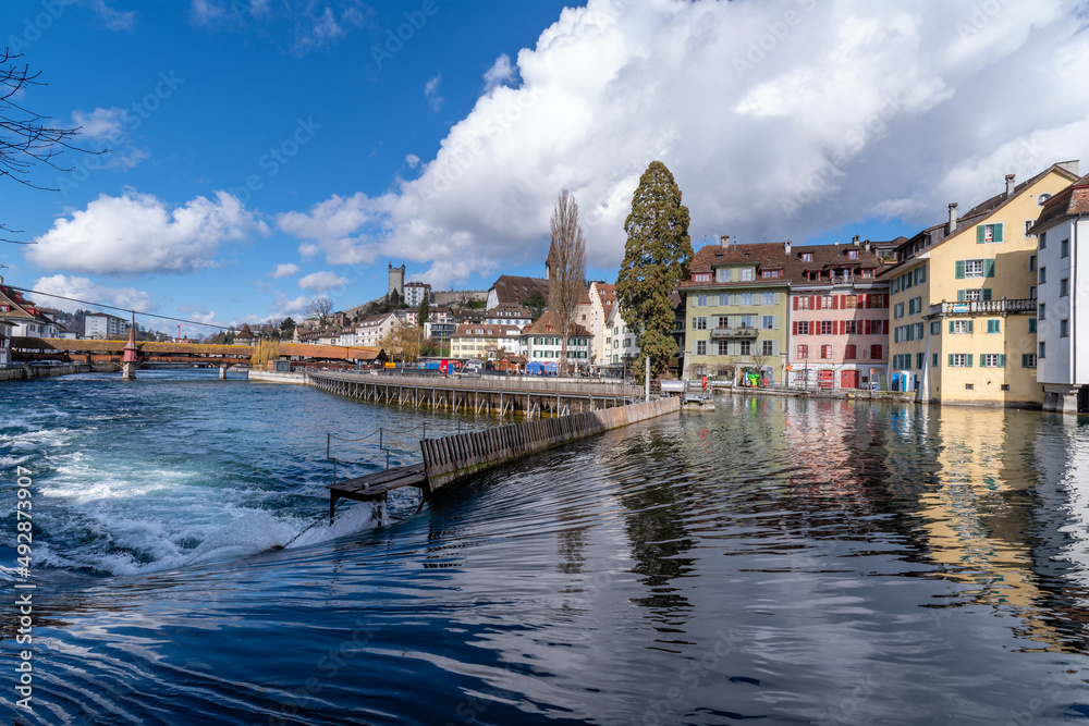 Naklejka premium Unterwegs in Luzuern