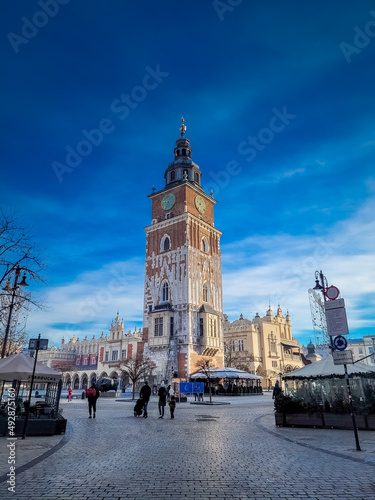 The Town Hall Tower of Krakow  Poland