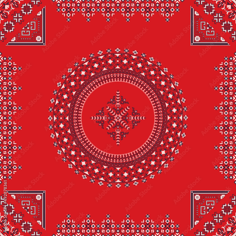 Ukrainian embroidery pattern 23