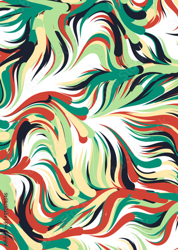 Abstract Perlin Noise Geometric Pattern generative computational art illustration