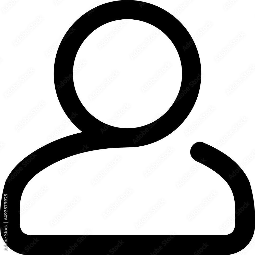 Client Symbol, Profile icon, Login Head Sign icon design. Monochrome icon Client Symbol, Profile icon, Login Head Sign icon design. Monochrome icon