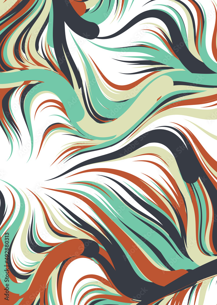 Obraz premium Abstract Perlin Noise Geometric Pattern generative computational art illustration