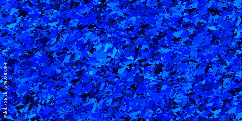 Light BLUE vector background with polygonal style. Light BLUE vector background with polygonal style.