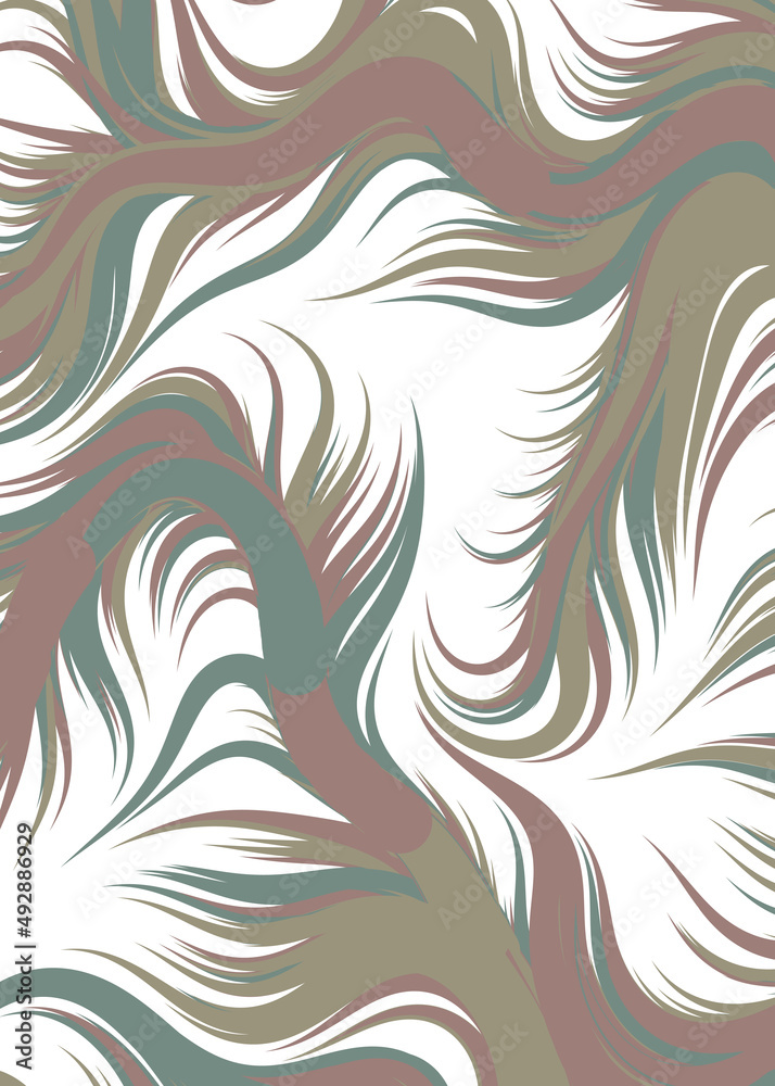 Fototapeta premium Abstract Perlin Noise Geometric Pattern generative computational art illustration