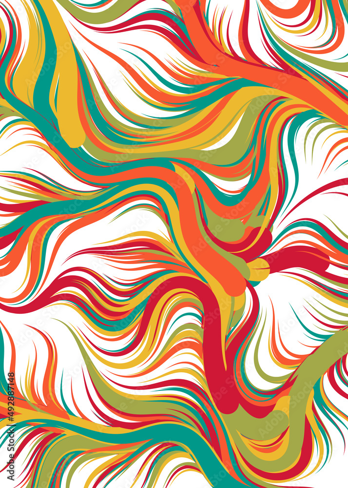 Obraz premium Abstract Perlin Noise Geometric Pattern generative computational art illustration